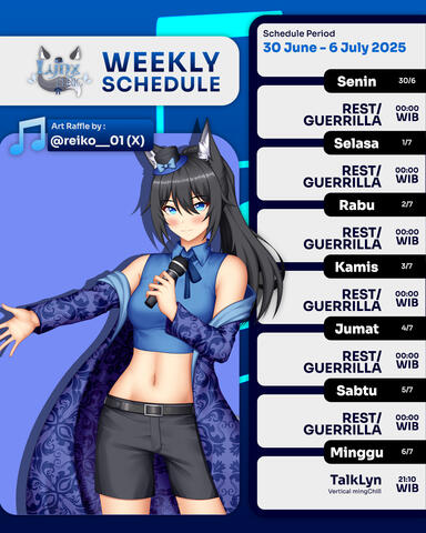 Lynx Elric Schedule filled